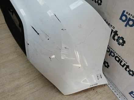 AA046111; Бампер задний; без паркт. (86611-4Y000) для Kia Rio III Sedan (2011- 2015)/БУ; Оригинал; Р1, Мелкий дефект; 