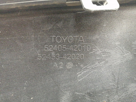 AA039627; Юбка заднего бампера (52453-42020) для Toyota Rav4 40 рест. (2015 — 2019)/БУ; Оригинал; Р2, Удовлетворительное; 