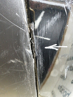 AA045215; Бампер задний; под паркт. (BB53-17D781-A) для Ford Explorer V (2011-2015)/БУ; Оригинал; Р2, Удовлетворительное; 