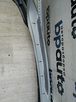 AA046227; Бампер задний; без паркт. (1T0807417K) для Volkswagen Touran II (2010-2015)/БУ; Оригинал; Р2, Удовлетворительное; 