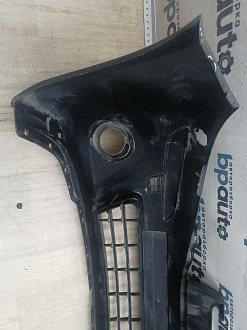 AA046010; Бампер передний; без паркт.; под омыват. (62022-BH10H) для Nissan Note I рест. (2009-2013)/БУ; Оригинал; Р1, Мелкий дефект; 