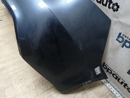 AA046123; Бампер задний; под паркт. (86611-4Y000) для Kia Rio III Sedan (2011- 2015)/БУ; Оригинал; Р1, Мелкий дефект; 