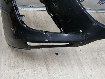 AA045770; Бампер передний; без паркт.; под омыват. (BCW8-50031) для Mazda 3 BL/БУ; Оригинал; Р1, Мелкий дефект; 