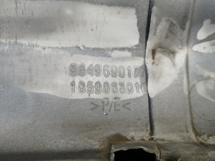 AA025557; Бампер задний (9649690177) для Peugeot 207/БУ; Оригинал; Р1, Мелкий дефект; 