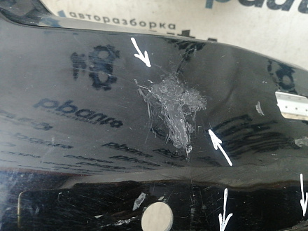 BA000241; Бампер передний; под паркт.; под омыват. (62022-4HD0H) для Infiniti Q50 (2013-2017)/БУ; Оригинал; Р2, Удовлетворительное; 