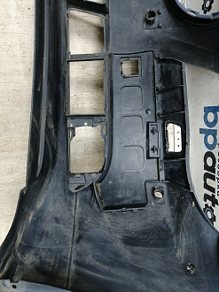 AA045298; Бампер передний; под паркт.; под омыват. (51117033694) для BMW 5 серия Е60 Е61/БУ; Оригинал; Р1, Мелкий дефект; 