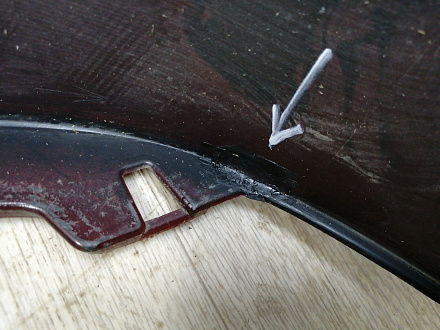 AA046108; Бампер передний; под паркт.; под омыват. (52119-48270) для Lexus RX III (2009 — 2012)/БУ; Оригинал; Р1, Мелкий дефект; 