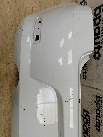 Фотография детали AA042870; Бампер задний; без паркт. (8200916804) для Renault Logan I рест. (2009-2015)/БУ; Оригинал; Р1, Мелкий дефект; . Фото номер 9