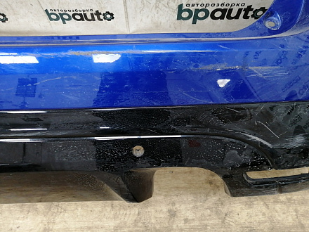 AA031498; Бампер задний, Sport; под паркт. (HK83-17D781-AAW) для Jaguar F-Pace I (2016-2020)/БУ; Оригинал; Р1, Мелкий дефект; 