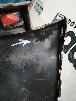 BA000190; Бампер передний, Track-Field; без паркт.; под омыват. (5N0807221T) для Volkswagen Tiguan I рест. (2011- 2016)/БУ; Оригинал; Р1, Мелкий дефект; 