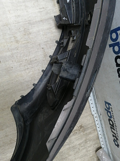 AA045691; Бампер передний; без паркт.; под омыват. (1T0 807 221 M) для Volkswagen Touran II (2010-2015)/БУ; Оригинал; Р1, Мелкий дефект; 