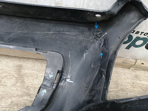 Фотография детали AA027934; Бампер передний; без паркт.; под омыват. (30744904) для Volvo S40 II рест. (2007-2012)/БУ; Оригинал; Р1, Мелкий дефект; . Фото номер 11