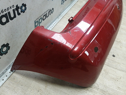 AA046072; Бампер задний, узкий молдинг; под паркт. (85022-BC640) для Nissan Micra III (K12) рест. (2007-2010)/БУ; Оригинал; Р1, Мелкий дефект; 