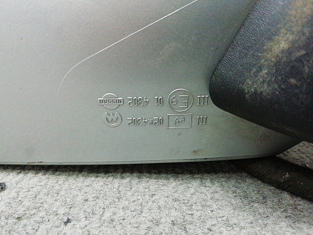 AA006593; Зеркало правое, без повторителя поворота, 11 контактов (96301-EB36A) для Nissan/БУ; Оригинал; Р0, Хорошее; 