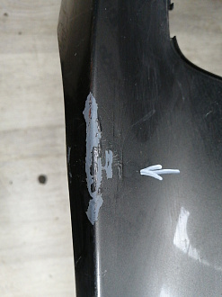 BA000161; Бампер передний; под паркт.; под омыват. (4G0 807 437) для Audi A6 C7/БУ; Оригинал; Р1, Мелкий дефект; 