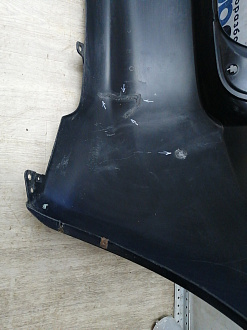 BA000211; Бампер задний; без паркт. (52159-02400) для Toyota Auris I (2007- 2010)/БУ; Оригинал; Р1, Мелкий дефект; 