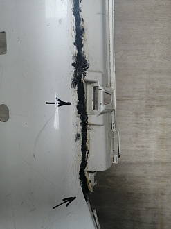 AA045985; Бампер передний; под паркт.; под омыват. (52119-60G50) для Toyota Land Cruiser Prado 150 рест. (2013 — 2017)/БУ; Оригинал; Р2, Удовлетворительное; 