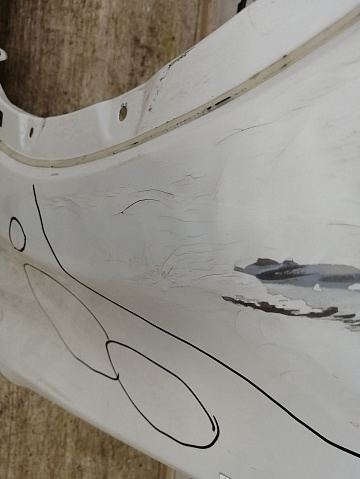 Фотография детали AA029264; Крыло переднее левое (53812-42350) для Toyota Rav4/БУ; Оригинал; Р3, Под восстановление; . Фото номер 5