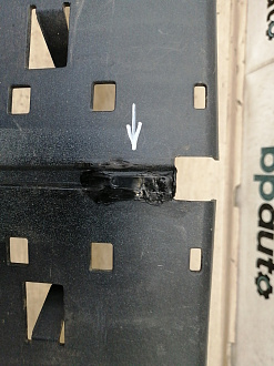 AA043130; Бампер передний; под паркт.; под омыват. (4G8 807 437) для Audi A7 I Sportback (2010-2014)/БУ; Оригинал; Р1, Мелкий дефект; 