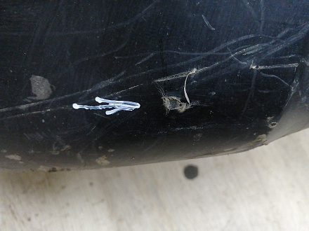 BA000217; Бампер передний; под паркт.; под омыват. (62022-1ME0H) для Infiniti/БУ; Оригинал; Р1, Мелкий дефект; 