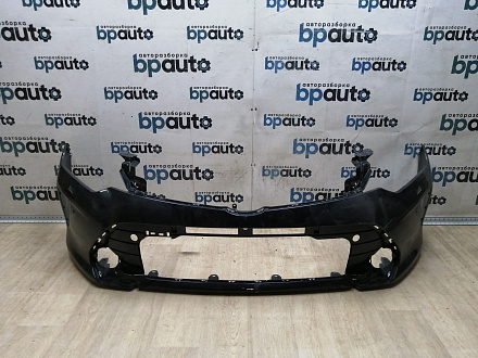 AA045400; Бампер передний; под паркт.; под омыват. (52119-06C40) для Toyota Camry/БУ; Оригинал; Р1, Мелкий дефект; 