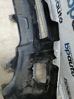 AA045331; Бампер передний; под паркт.; под омыват. (52119-60J00) для Toyota Land Cruiser 200 рест. (2012 — 2015)/БУ; Оригинал; Р1, Мелкий дефект; 