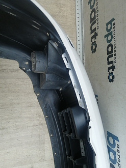 AA045993; Бампер передний; без паркт.; под омыват. (62022-EM00H) для Nissan Tiida/БУ; Оригинал; Р1, Мелкий дефект; 