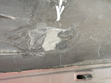 AA040262; Бампер задний; под паркт. (86611-1C310) для Hyundai Getz рест. (2005-2011)/БУ; Оригинал; Р1, Мелкий дефект; 