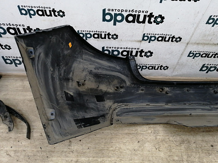 AA019347; Бампер задний; под паркт. (GX63-17D781-A) для Jaguar XF II (2016-2020)/БУ; Оригинал; Р1, Мелкий дефект; 
