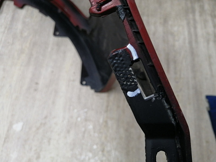 AA045847; Бампер передний; без паркт.; без омыват. (86511-4Y000) для Kia Rio/БУ; Оригинал; Р1, Мелкий дефект; 