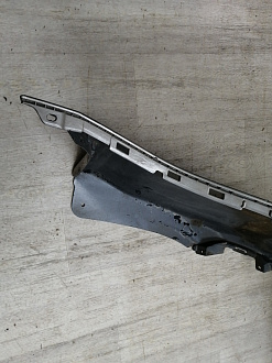 AA046114; Бампер задний; без паркт. (86611-4Y000) для Kia Rio III Sedan (2011- 2015)/БУ; Оригинал; Р1, Мелкий дефект; 