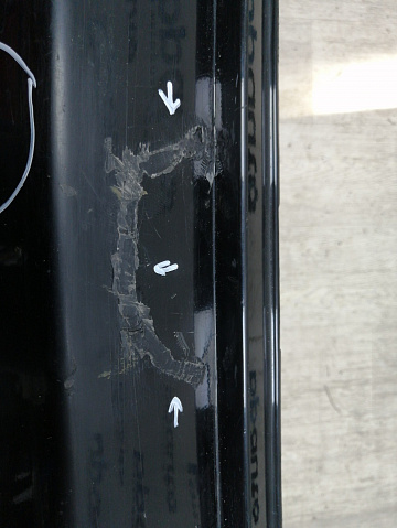 Фотография детали AA045420; Бампер задний; под паркт. (86611-2B700) для Hyundai Santa Fe II рест. (2010-2012)/БУ; Оригинал; Р2, Удовлетворительное; . Фото номер 6