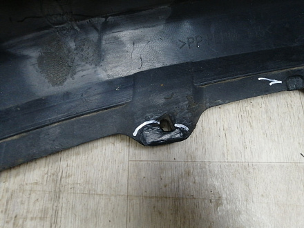 BA000218; Бампер передний, до 2010г; без паркт.; под омыват. (62022-JK60H) для Infiniti G (2006-2013)/БУ; Оригинал; Р1, Мелкий дефект; 