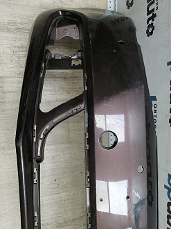AA044391; Бампер передний; под паркт.; под омыват. (5СU807221) для Volkswagen Jetta VI (2010- 2014)/БУ; Оригинал; Р1, Мелкий дефект; 