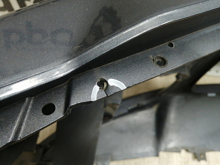 BA000250; Бампер передний, v1.5, v1.8, без отв. под расш.; без паркт.; без омыват. (6400B226229ZZ) для Mitsubishi Lancer/БУ; Оригинал; Р1, Мелкий дефект; 