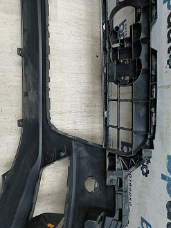 BA000164; Бампер передний; под паркт.; под омыват. (4G0 807 437) для Audi A6 C7/БУ; Оригинал; Р1, Мелкий дефект; 