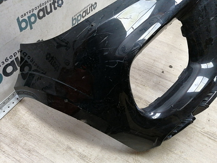 AA046095; Бампер передний; под паркт.; без омыват. (A1668851800) для Mercedes-Benz GLS-klasse I (X166) (2015-2019)/БУ; Оригинал; Р1, Мелкий дефект; 