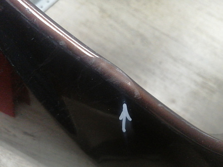 AA045771; Бампер передний; без паркт.; под омыват. (BGV450031) для Mazda 3 BL/БУ; Оригинал; Р2, Удовлетворительное; 