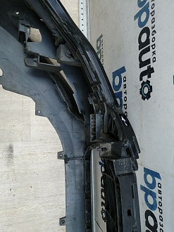 AA045626; Бампер передний; под паркт.; под омыват. (4G0 807 437) для Audi A6 C7/БУ; Оригинал; Р1, Мелкий дефект; 