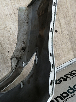 BA000140; Бампер задний; без паркт. (86611-4L500) для Hyundai Solaris I рест. Sedan (2014- 2016)/БУ; Оригинал; Р1, Мелкий дефект; 