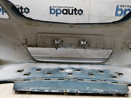 AA044712; Бампер передний; без паркт.; без омыват. (13247273) для Opel Zafira B рест. (2008 - 2014)/БУ; Оригинал; Р1, Мелкий дефект; 
