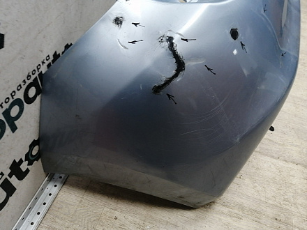 AA045812; Бампер задний; без паркт. (52159-02400) для Toyota Auris I (2007- 2010)/БУ; Оригинал; Р1, Мелкий дефект; 