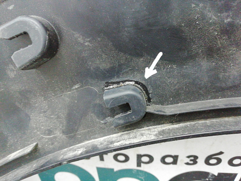 Фотография детали AA008720; Накладка на заднее правое крыло, расширитель (51777318830) для Mini Hatch 5D F55/БУ; Оригинал; Р1, Мелкий дефект; . Фото номер 6