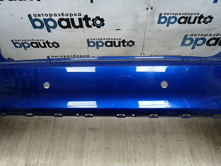 AA046113; Бампер задний; под паркт. (86611-4Y000) для Kia Rio III Sedan (2011- 2015)/БУ; Оригинал; Р1, Мелкий дефект; 