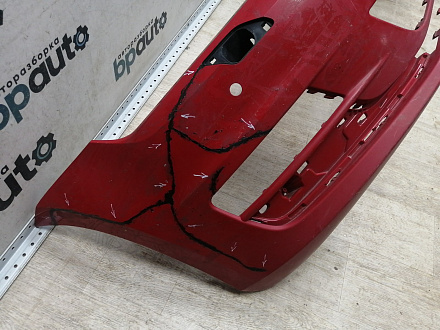 BA000222; Бампер передний; под паркт.; под омыват. (5G0807221) для Volkswagen Golf/БУ; Оригинал; Р2, Удовлетворительное; 