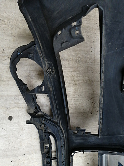 AA045517; Бампер передний; под паркт.; под омыват. (4L0 807 437 H) для Audi Q7 I рест. (2010-2015)/БУ; Оригинал; Р1, Мелкий дефект; 