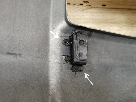 AA035591; Бампер передний; под паркт.; под омыват. (52119-60B20) для Toyota Land Cruiser 200 (2008 — 2012)/БУ; Оригинал; Р1, Мелкий дефект; 