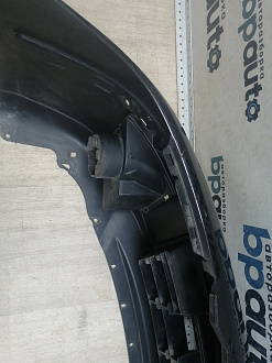 AA045991; Бампер передний; без паркт.; под омыват. (62022-EM00H) для Nissan Tiida/БУ; Оригинал; Р1, Мелкий дефект; 