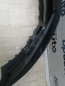 AA045974; Бампер передний; без паркт.; под омыват. (5K0807221) для Volkswagen Golf/БУ; Оригинал; Р1, Мелкий дефект; 