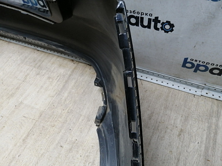 AA046120; Бампер задний; без паркт. (86611-4Y000) для Kia Rio III Sedan (2011- 2015)/БУ; Оригинал; Р1, Мелкий дефект; 